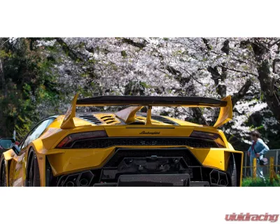 Liberty Walk Silhouette FRP Rear Wing Lamborghini Huracan GT 2015+ - LW-HuracanGT-RWing-S-F