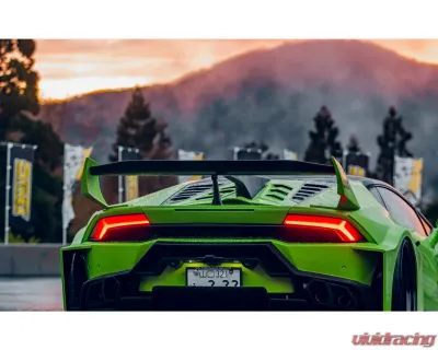 Liberty Walk Silhouette FRP Rear Wing Lamborghini Huracan GT 2015+ - LW-HuracanGT-RWing-S-F