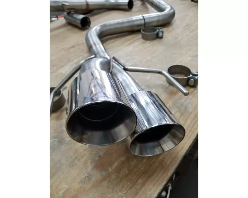 PPE Engineering Polished Round Tips Race Muffler Lexus GS-F 2016+ - 145015