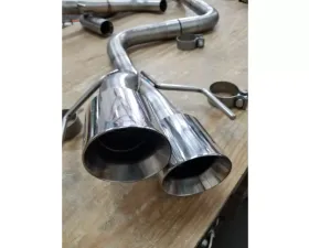 PPE Engineering Polished Round Tips Race Muffler Lexus GS-F 2016+