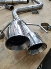 PPE Engineering Polished Round Tips Race Muffler Lexus GS-F 2016+                                     - 145015 - Image 2