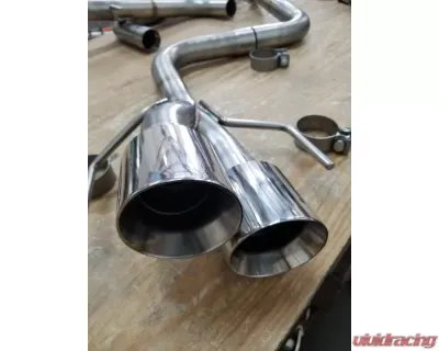 PPE Engineering Polished Round Tips Race Muffler Lexus GS-F 2016+ - 145015