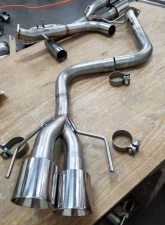 PPE Engineering Polished Round Tips Race Muffler Lexus GS-F 2016+                                     - 145015 - Image 2
