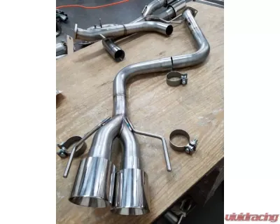 PPE Engineering Polished Round Tips Race Muffler Lexus GS-F 2016+ - 145015