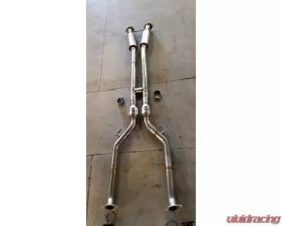 PPE Engineering Stainless Steel Midpipe Exhaust with High-flow Cats & Resonators Lexus LC500 2018+ - 155002-CR-SS