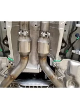 PPE Engineering Stainless Steel Midpipe Exhaust with High-flow Cats & Resonators Lexus LC500 2018+                                     - 155002-CR-SS - Image 2