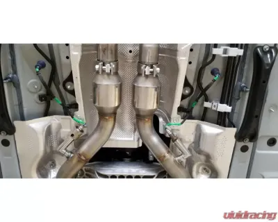 PPE Engineering Stainless Steel Midpipe Exhaust with High-flow Cats & Resonators Lexus LC500 2018+ - 155002-CR-SS