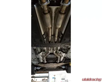 PPE Engineering Stainless Steel Midpipe Exhaust with High-flow Cats & Resonators Lexus LC500 2018+ - 155002-CR-SS