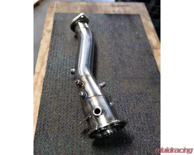 PPE Engineering 304 Stainless Downpipe w/ PPE EU3 Sport Cat Lexus IS200T | RC200T | GS200T - 9200T01-SS-G
