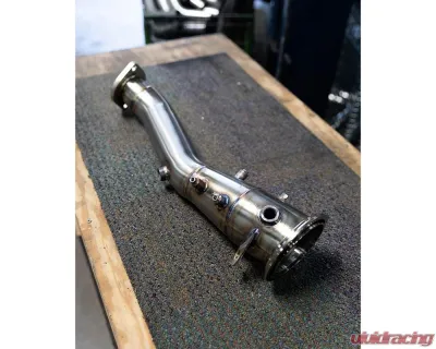 PPE Engineering 304 Stainless Downpipe w/ PPE EU3 Sport Cat Lexus IS200T | RC200T | GS200T - 9200T01-SS-G