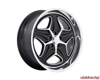 Foose 1PC F171 Merlot Wheel 22x9 5x4.75 15mm Gloss Black Machined - F17122906155