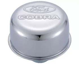 Ford Racing Chrome Breather Cap w/ Ford Cobra Logo