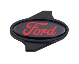 Ford Racing Air Cleaner Nut w/ Red Ford Logo - Black