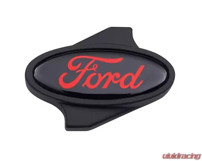 Ford Racing Air Cleaner Nut w/ Red Ford Logo - Black - 302-339