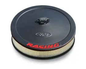 Ford Racing Air Cleaner Kit - Black Crinkle Finish w/ Red Emblem
