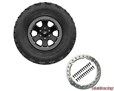 Ford Racing 17x8.0 Beadlock Carbonized Gray Badlands Wheel Kit Ford Bronco 2021-2022 - M-1007-DC17B