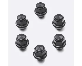 Ford Racing M14 x 1.5 Black Lug Nut - Set of 6 Ford F-150 | F-150 Raptor | Ford Expedition | Bronco Raptor | Lincoln Navigator 2015-2023