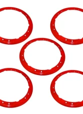 Ford Racing Red Functional Bead Lock Ring Kit Ford Bronco 2021+                                     - M-1021K-BLR - Image 2