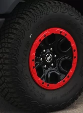 Ford Racing Red Functional Bead Lock Ring Kit Ford Bronco 2021+                                     - M-1021K-BLR - Image 2