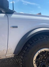 Ford Racing Black/Chrome G.O.A.T. Badge Ford Bronco | Bronco Sport                                     - M-1447-GOAT - Image 2