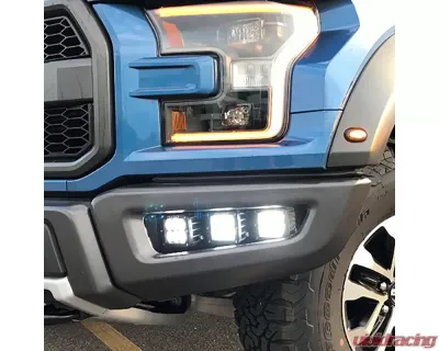 Ford Racing Off-Road LED Fog Light Kit Ford F-150 Raptor 2017-2020 - M-15200-RFL