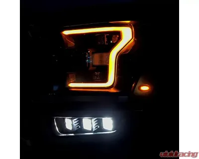 Ford Racing Off-Road LED Fog Light Kit Ford F-150 Raptor 2017-2020 - M-15200-RFL