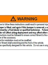 Ford Racing Off-Road Bumper Ford Ranger 2019-2022                                     - M-17757-R1F - Image 2