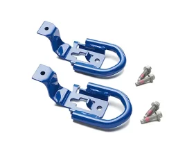 Ford Racing Front Tow Hooks - Pair - Blue Ford Ranger 2019