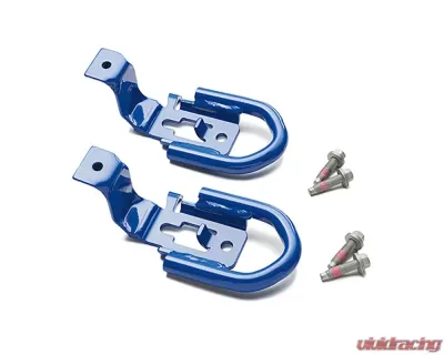 Ford Racing Front Tow Hooks - Pair - Blue Ford Ranger 2019 - M-18954-RAB