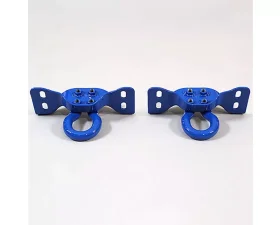 Ford Racing Tow Hooks - Blue Pair Ford Super Duty 2017-2022