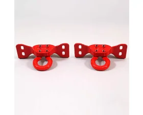 Ford Racing Tow Hooks - Red Pair Ford Super Duty 2017-2022