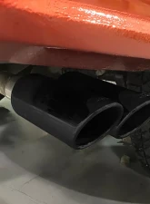 Ford Racing 2.3L Ecoboost Side Exit Cat-Back Exhaust System w/ Dual Black Chrome Tips Ford Ranger 2019                                     - M-5200-RA23SB - Image 2