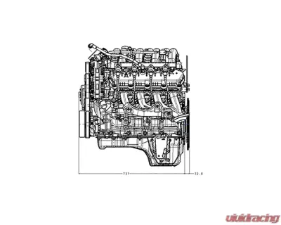 Ford Racing 7.3L V8 Crate Engine Ford Super Duty 2020 - M-6007-73