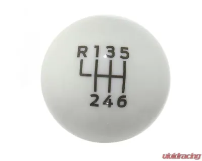 Ford Racing w/ 6-Speed Manual Transmission Bullitt White Shift Knob Ford Mustang EcoBoost | GT 2015-2019 - M-7213-M8B