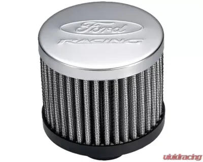 Ford Racing Push In Valve Cover Breather Filter w/Ford Racing Logo Top - 302-236