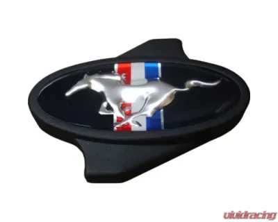 Ford Racing Air Cleaner Nut Black Finish Mustang Logo - 302-338