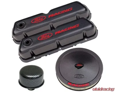Ford Racing Complete Dress Up Kit - Carbon Fiber Style Finish - 302-520