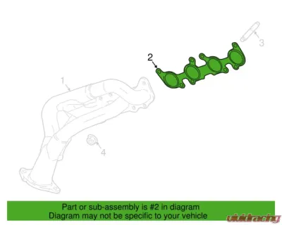 Ford Racing OEM Gasket Header Ford Mustang GT500 - GT3z-9448-c