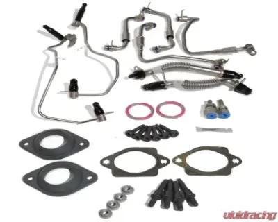 Full Race Non-Raptor Ecoboost Turbo Installation Kit w/ Billet Turbo Adapter Kit Ford F150 3.6L 2017+ - FR-ECO-TURBO-INSTALL-17-ADP