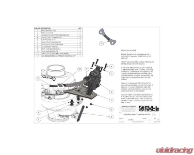 Full Race Electronic Wastegate Conversion Kit - Garrett G25 - A0109A