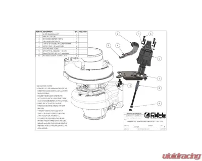 Full Race Electronic Wastegate Conversion Kit - BorgWarner B2 EFR - A0116A