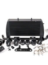 Full Race Intercooler / CAC Upgrade Kit Coated Black - Compatible with OEM BOV & TurboSmart Vee Port EM BOV                                     - A0211A - Image 5