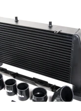 Full Race Intercooler / CAC Upgrade Kit Coated Black - Compatible with OEM BOV & TurboSmart Vee Port EM BOV                                     - A0211A - Image 4