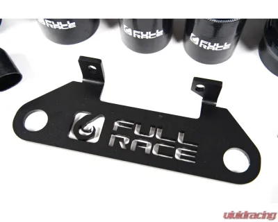 Full Race Intercooler / CAC Upgrade Kit Coated Black - Compatible with OEM BOV & TurboSmart Vee Port EM BOV - A0211A