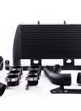 Full Race Intercooler / CAC Upgrade Kit Coated Black - Compatible w/ OEM Electronic Blow Off Valve and TurboSmart Vee Port EM BOV                                     - A0166A - Image 2