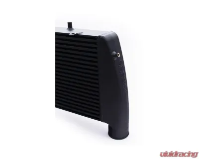 Full Race Intercooler / CAC Upgrade Kit Coated Black - Compatible w/ OEM Electronic Blow Off Valve and TurboSmart Vee Port EM BOV - A0166A