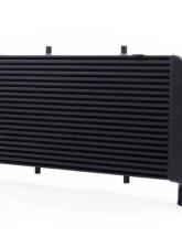 Full Race Intercooler / CAC Upgrade Kit Coated Black - Compatible w/ OEM Electronic Blow Off Valve and TurboSmart Vee Port EM BOV                                     - A0166A - Image 4