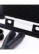 Full Race Intercooler / CAC Upgrade Kit Coated Black - Compatible w/ OEM Electronic Blow Off Valve and TurboSmart Vee Port EM BOV                                     - A0166A - Image 6