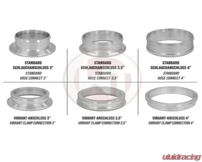 Wagner Tuning Intercooler Kit EVO2 w/ 4" Vibrant Clamp Connection Raw Unwelded Toyota Supra MK4 1993-2002 - 200001155.V.4.4
