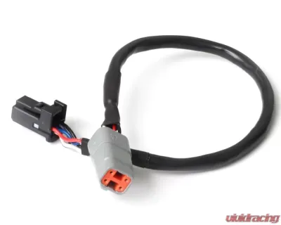 Haltech DTM-4 to 8 pin 12 inch Black Tyco Elite CAN Cable - HT-130032
